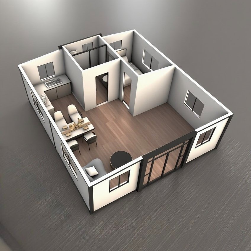 Prefab Expandable House 20ft 40ft factory Prefab Expandable House 20ft 40ft factory