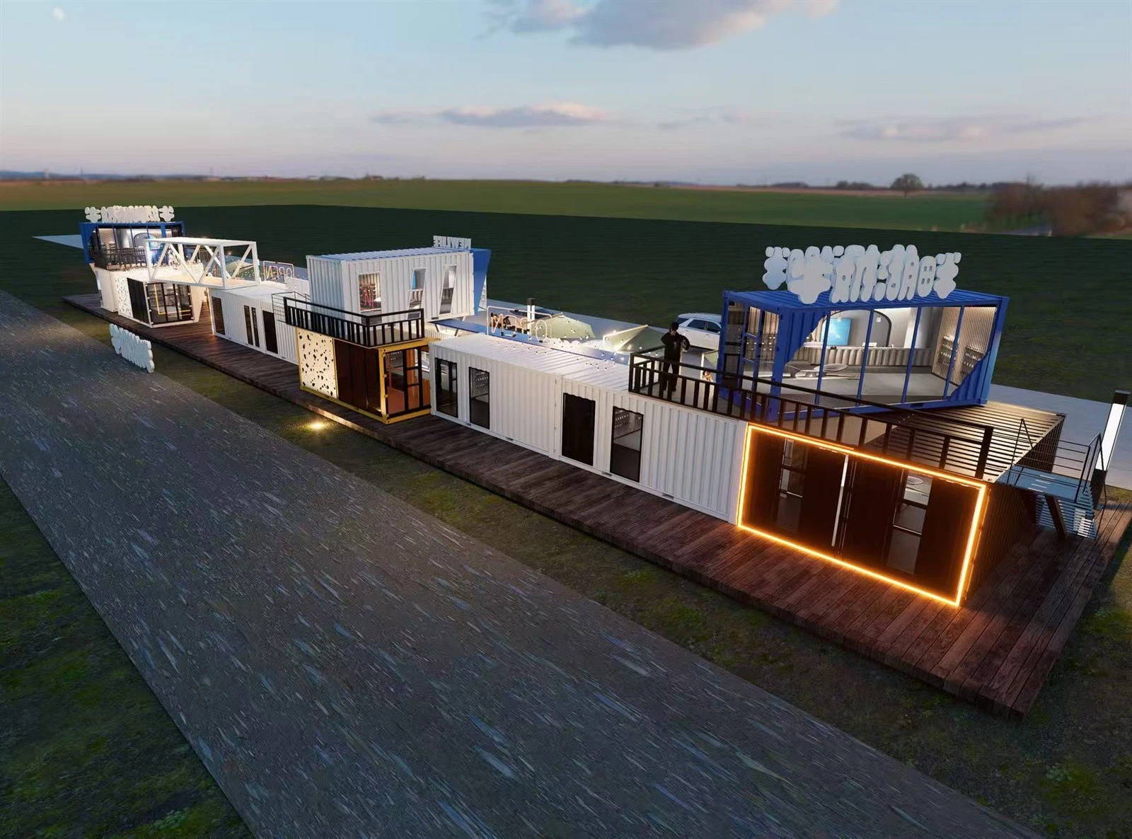 container house store street design container house store street design